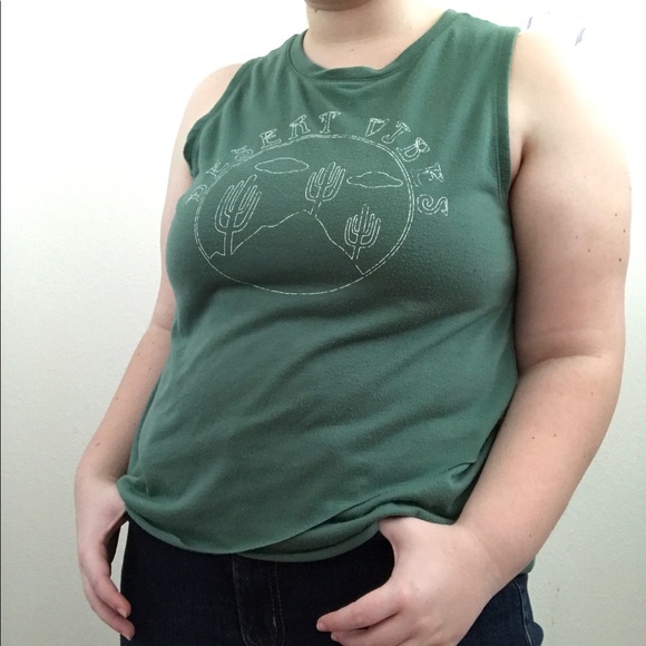 Green Tank top - Picture 2 of 2